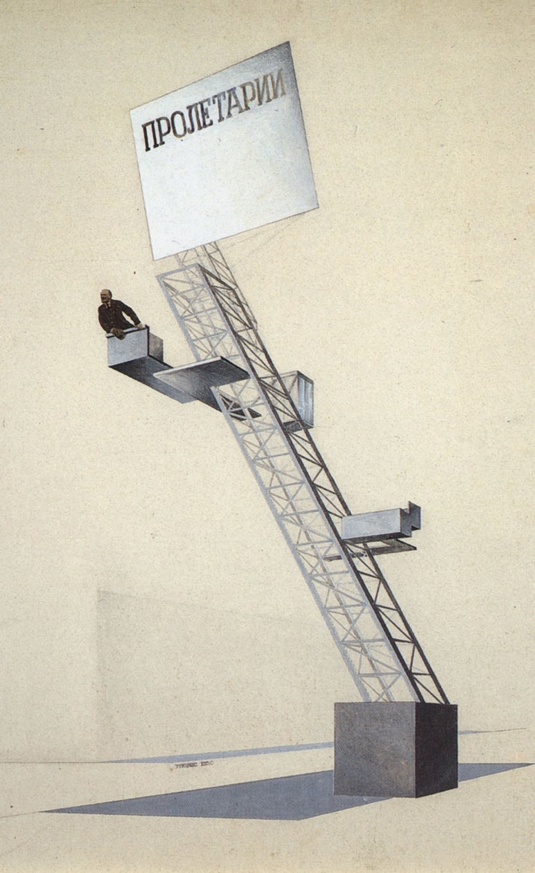 Lenin Tribune tekijältä Eliezer Markowich Lissitzky