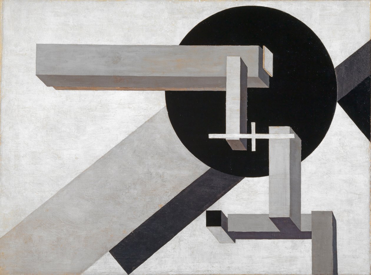 Proun 1 D, 1919 tekijältä Eliezer Markowich Lissitzky