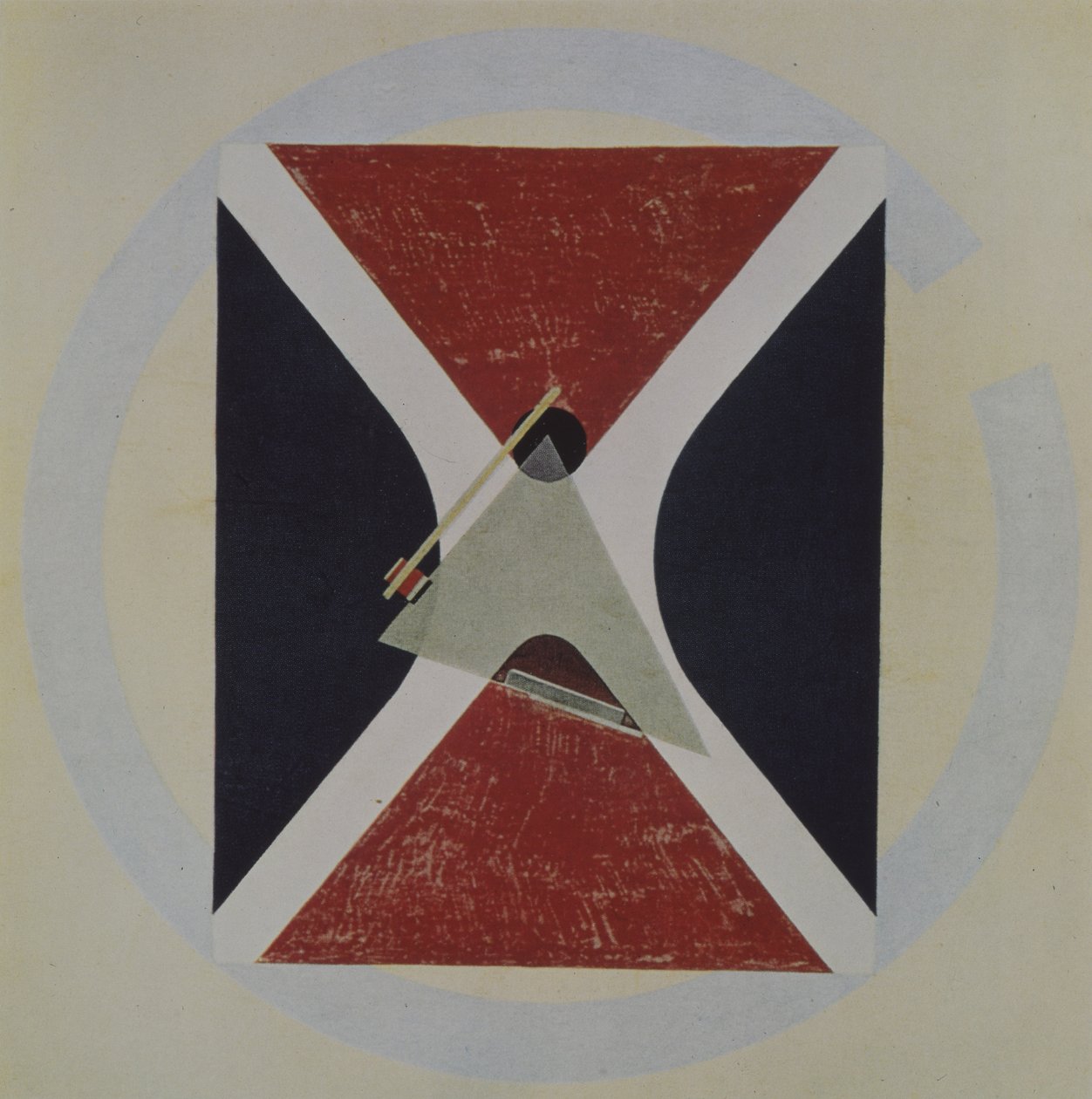 Proun 43, 1924 tekijältä Eliezer Markowich Lissitzky