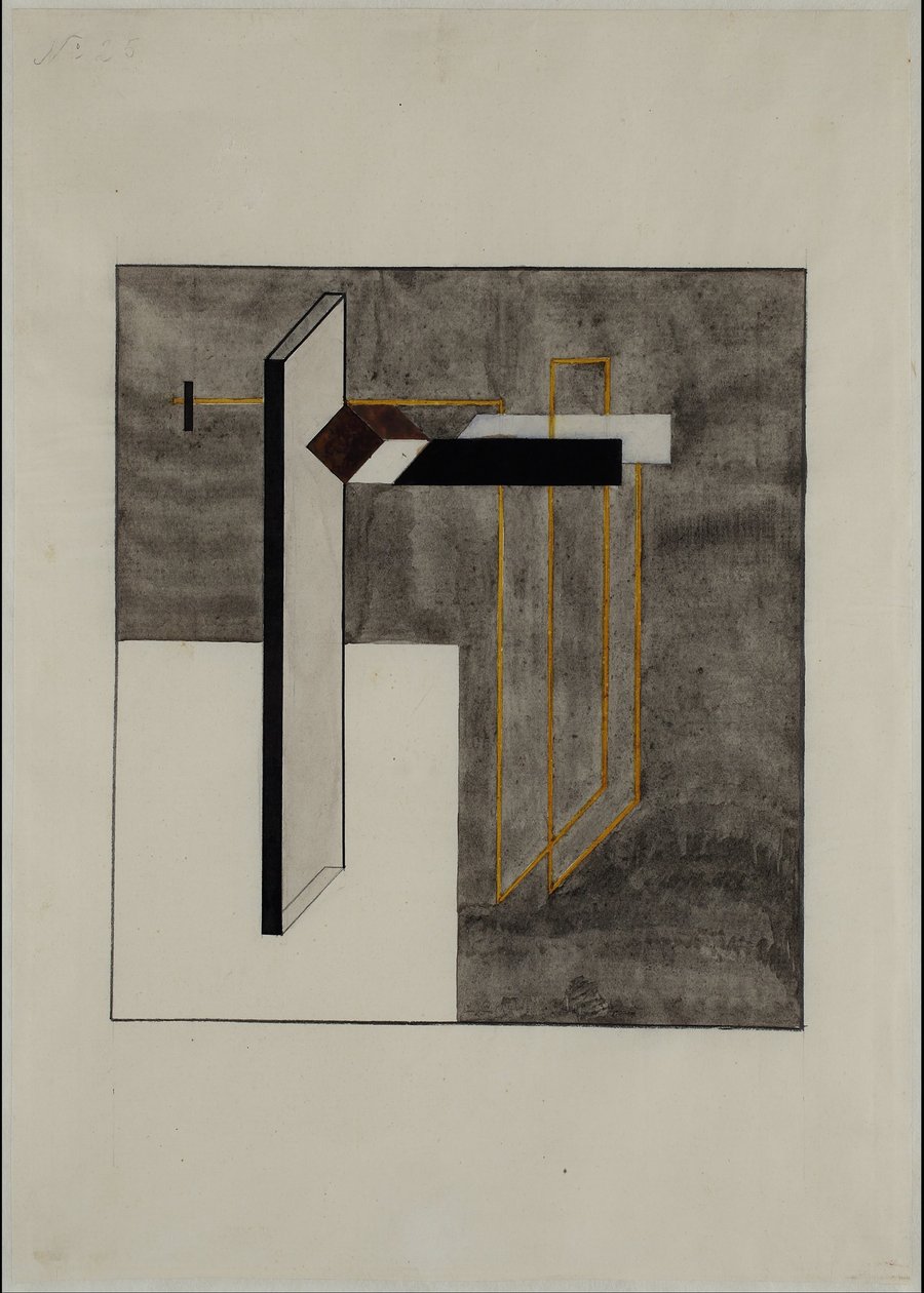Proun 4B tekijältä Eliezer Markowich Lissitzky