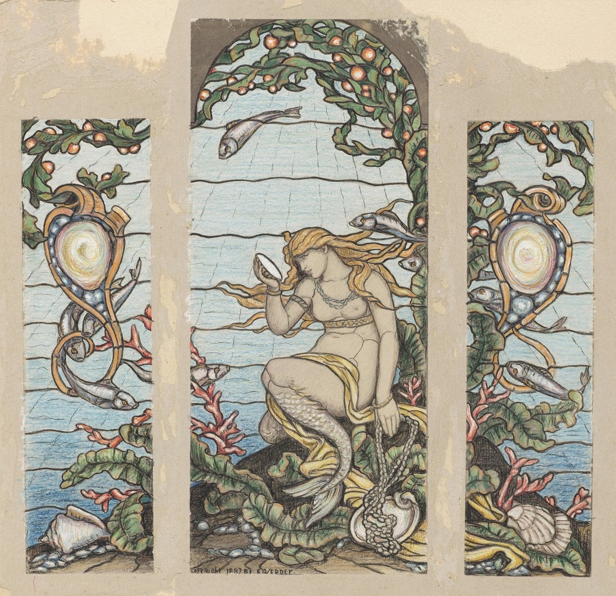 Merenneito -ikkuna tekijältä Elihu Vedder