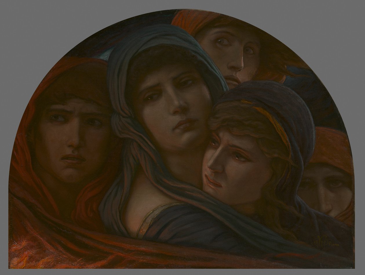 Vilkaisu helvettiin tai pelko, 188898. tekijältä Elihu Vedder