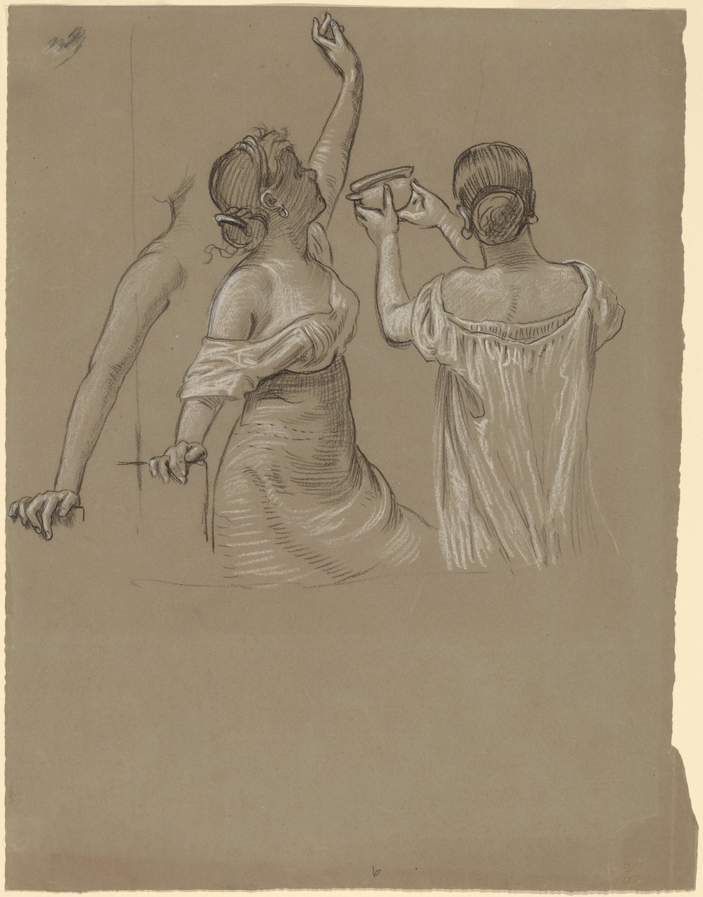 Dionysilaiset juhlijat, 1800-luvun puolivälissä. tekijältä Elihu Vedder