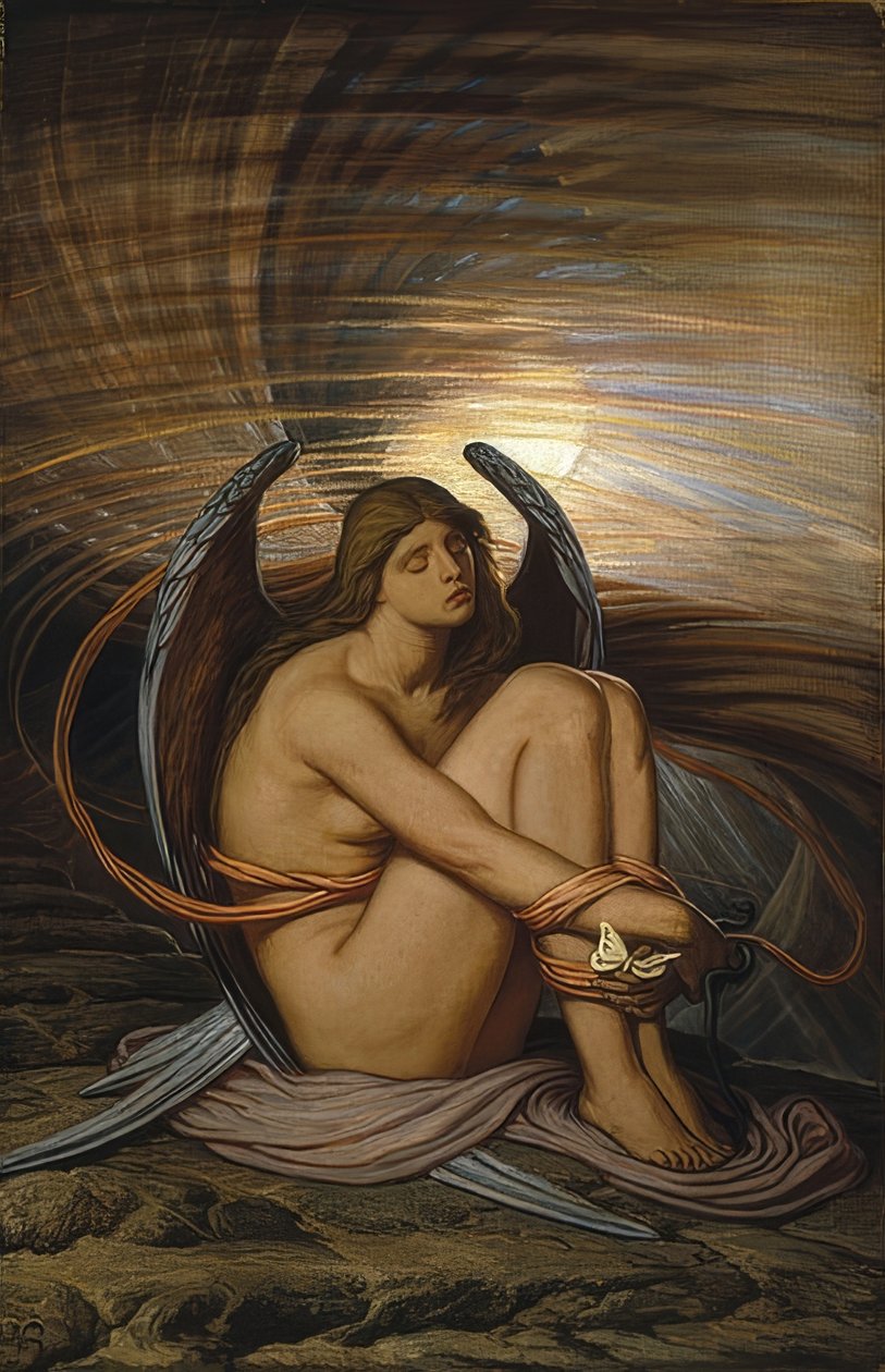 Sidottu sielu. 1891-92 tekijältä Elihu Vedder
