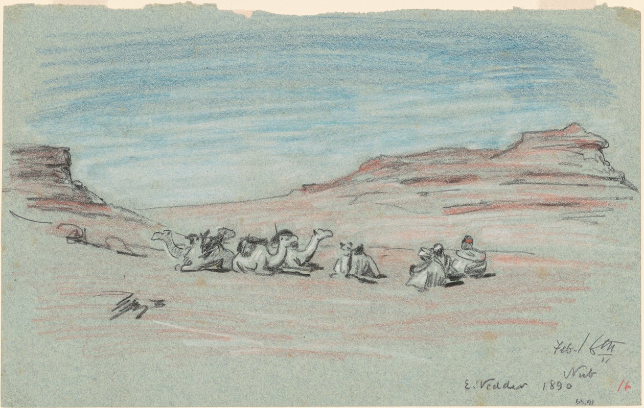 Niilin matka, nro 20, 1890. tekijältä Elihu Vedder