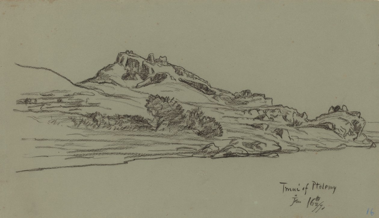 Niilin matka, Ptolemaioksen Tmui, 1890. tekijältä Elihu Vedder