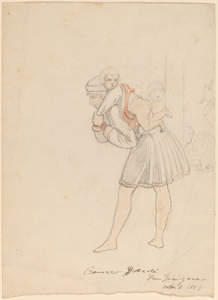 Tutkimus Gozzolin jälkeen, 1858. tekijältä Elihu Vedder