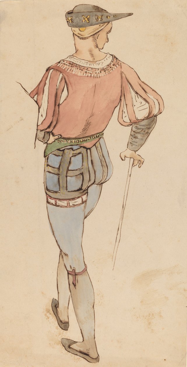 Opiskelu vanhan mestarin jälkeen, n. 1858. tekijältä Elihu Vedder