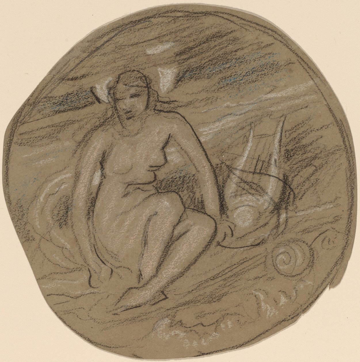 Musiikkiopinnot, n. 1890. tekijältä Elihu Vedder