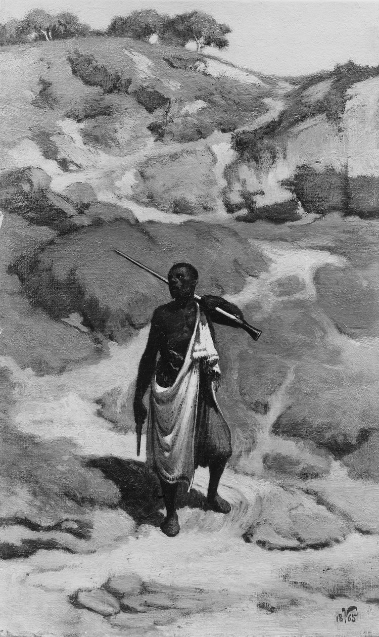 Afrikkalainen vartiomies tekijältä Elihu Vedder