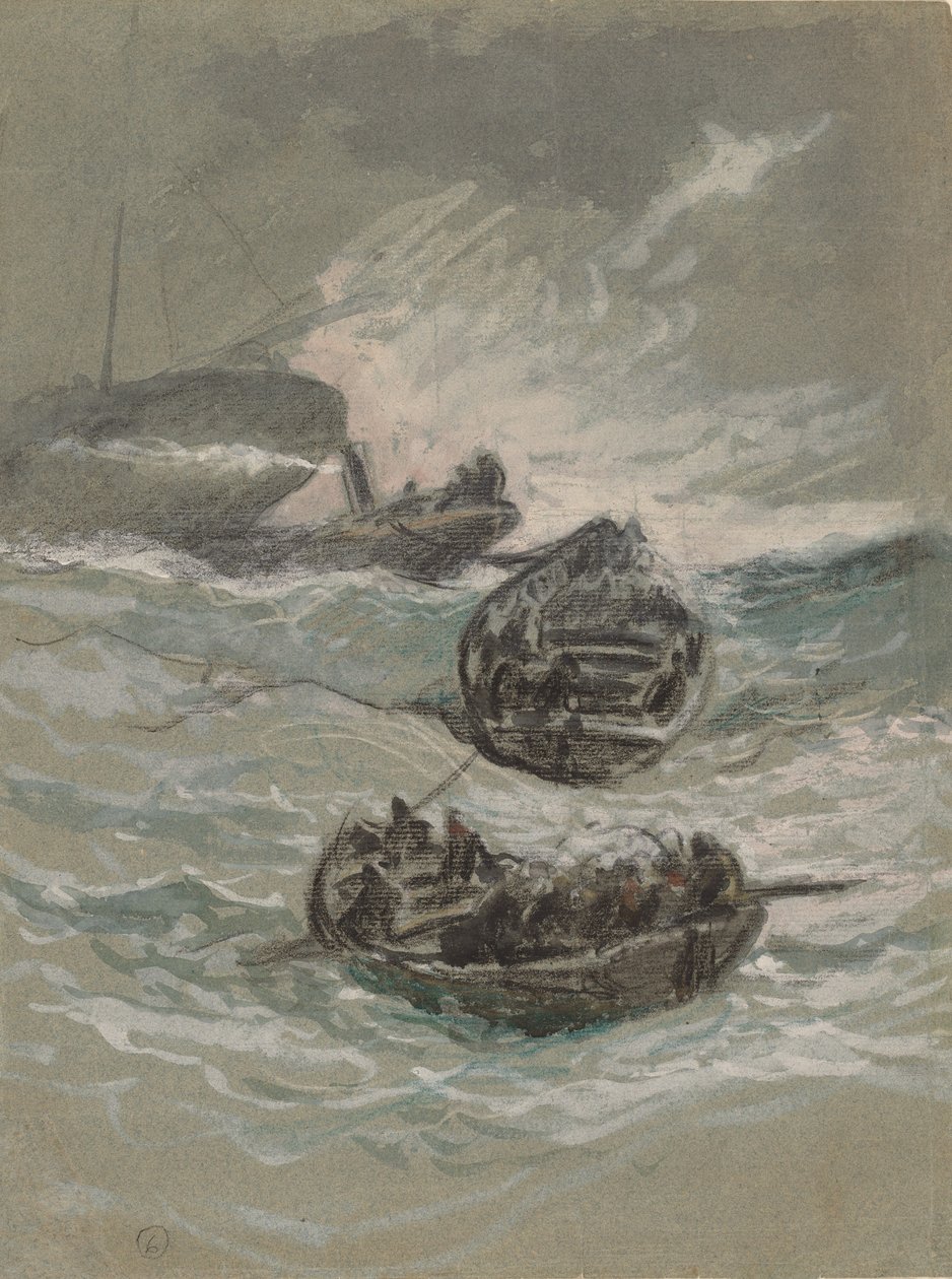 Haaksirikko, c. 1880. tekijältä Elihu Vedder