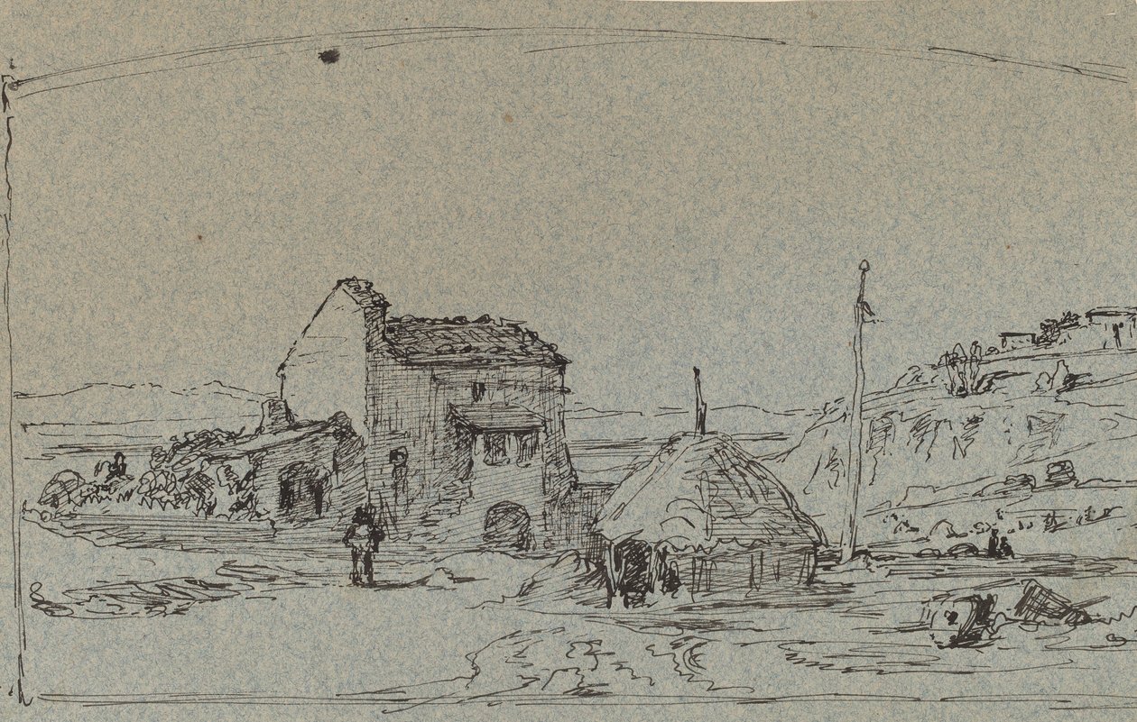 Toscana, c. 1858. tekijältä Elihu Vedder