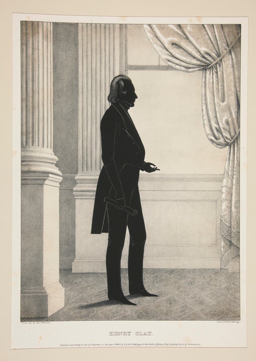 Henry Clay, 27 muotokuvan sarjasta tekijältä Elijah C. Kellogg