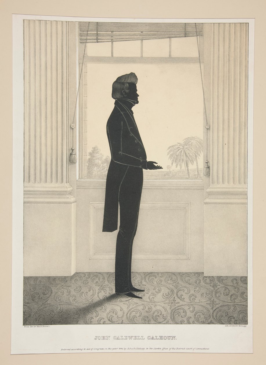 John Caldwell Calhoun, 27 muotokuvan sarjasta tekijältä Elijah C. Kellogg