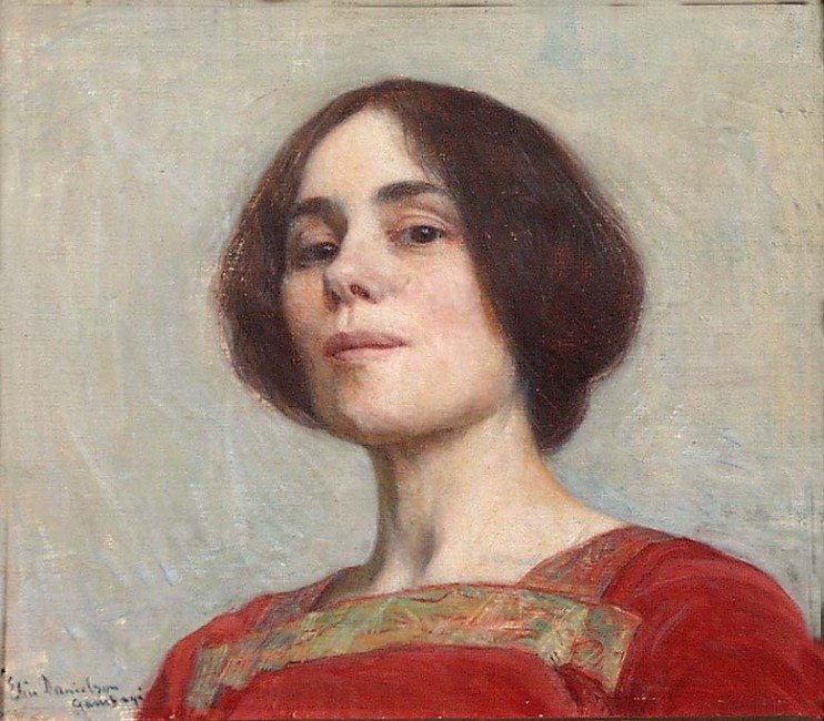 Omakuva, 1903 tekijältä Elin Danielson Gambogi