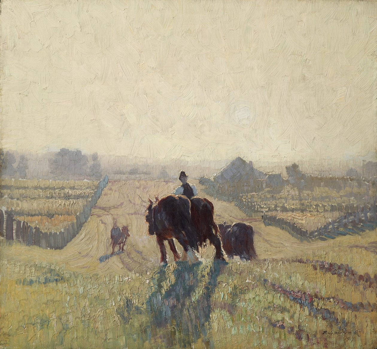 Pakkanen auringonnousu tekijältä Elioth Gruner