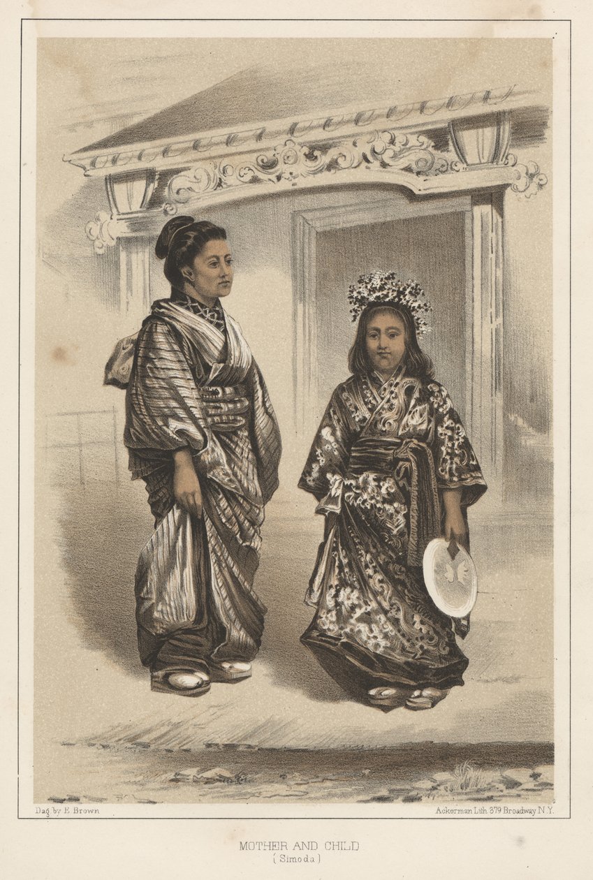 Äiti ja lapsi (Simoda), 1855 tekijältä Eliphalet Brown