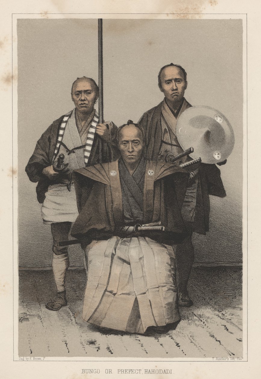 Bungo tai prefekti, Hahodadi, 1855 tekijältä Eliphalet Brown