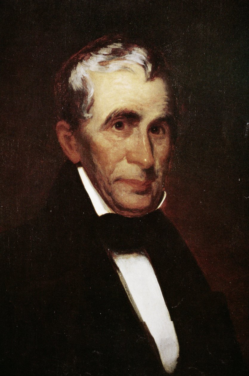 William Henry Harrison (1773-1841) (värilitografia) tekijältä Eliphalet Frazer Andrews