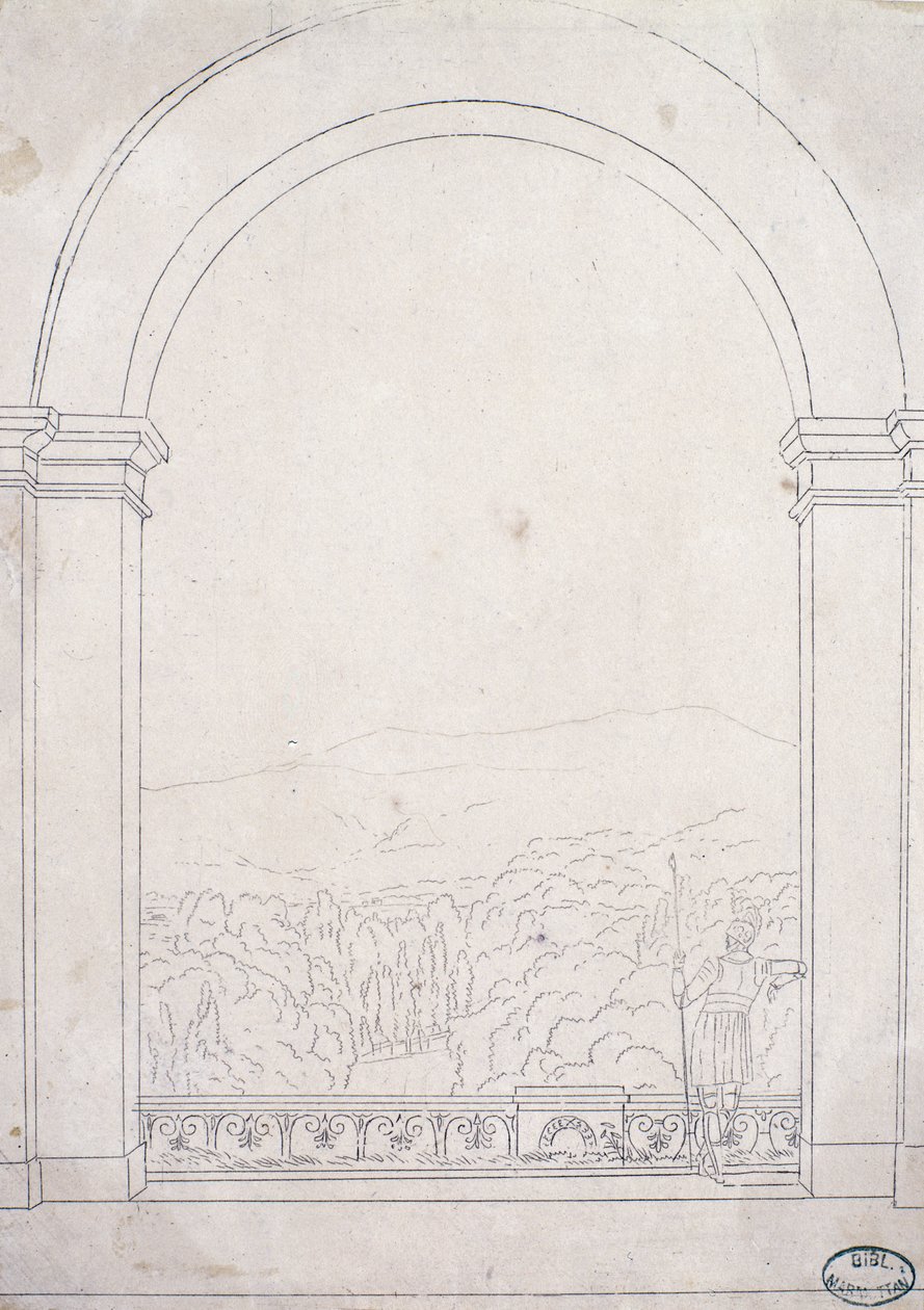 Kaari Villassa Poggio a Caianossa, 1813 tekijältä Elisa Bonaparte
