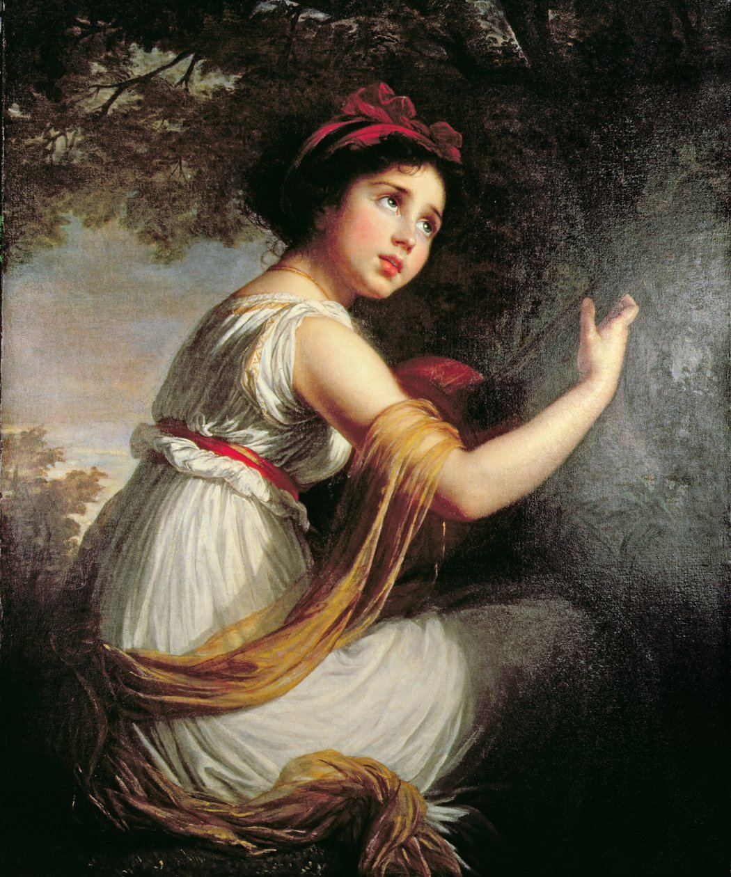 Julie Le Brunin muotokuva, n. 1797 tekijältä Elisabeth Louise Vigee Lebrun
