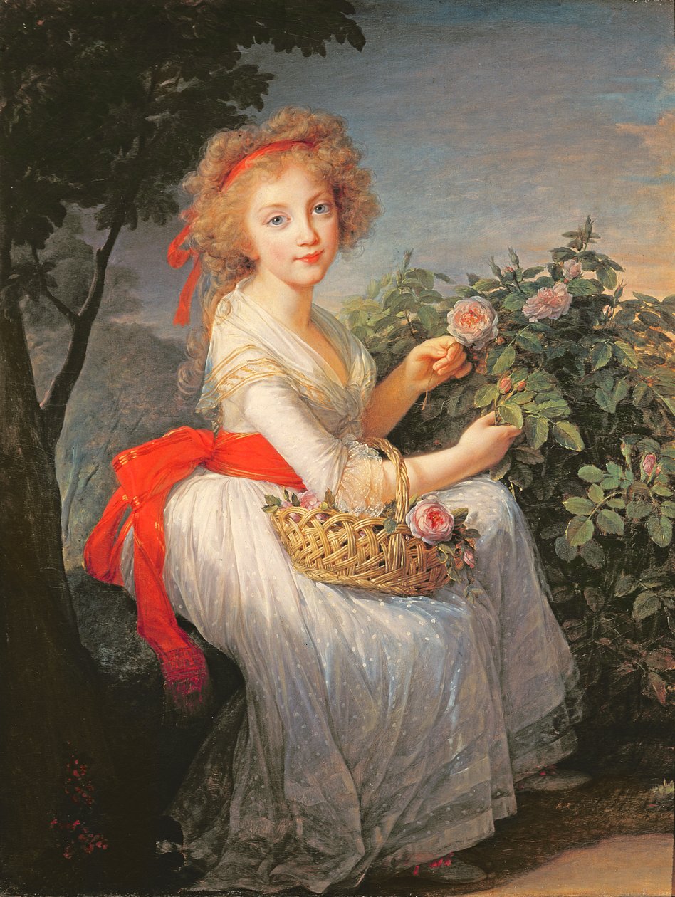 Marie-Christinen muotokuva Bourbon-Napolista (1779-1849) tekijältä Elisabeth Louise Vigee Lebrun