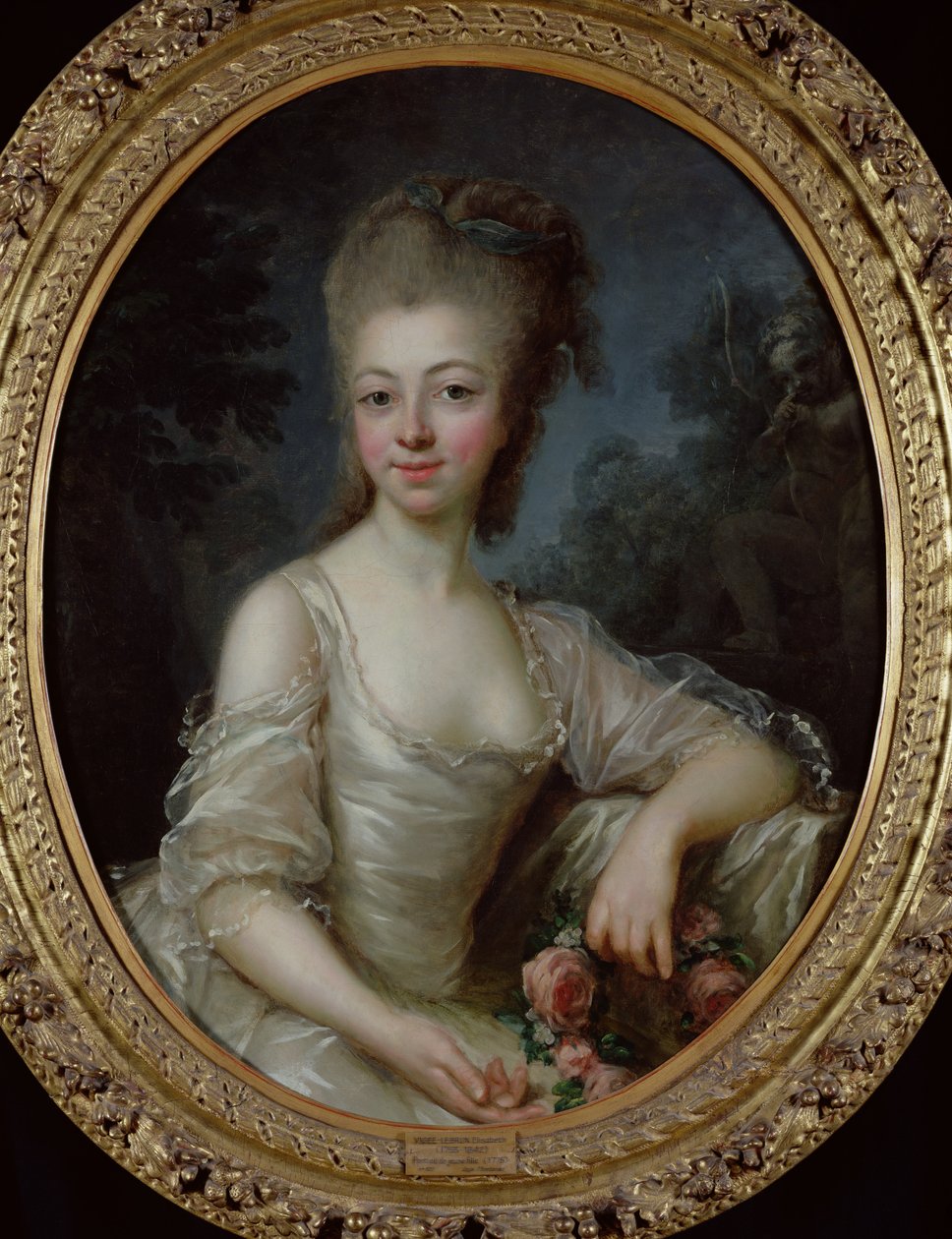 Nuoren tytön muotokuva, 1775 tekijältä Elisabeth Louise Vigee Lebrun