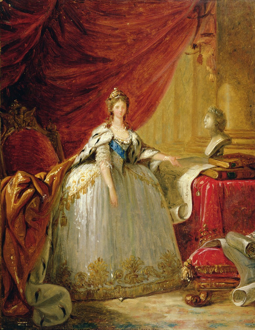 Muotokuva tsaaritar Maria Feodorovnasta (1759-1828) tekijältä Elisabeth Louise Vigee Lebrun