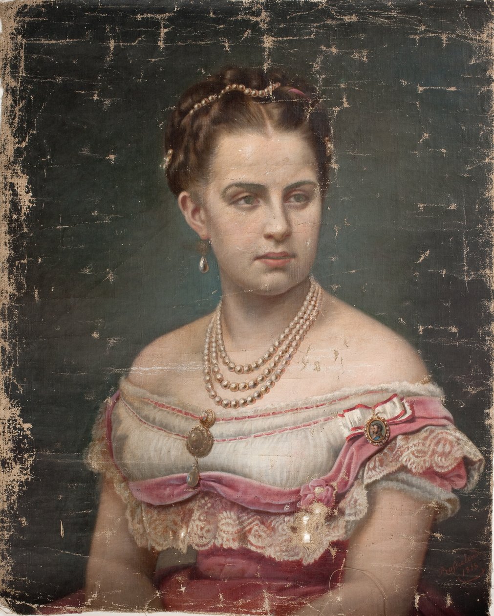 Reina Olga de Grècia finlandesa tekijältä Elisabeth Jerichau Baumann