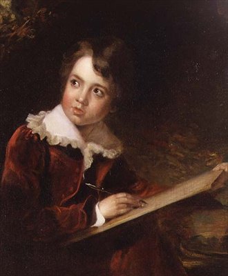 Nuori poika kirjoittaminen tekijältä Elisabeth Louise (attr. to) Vigee Lebrun