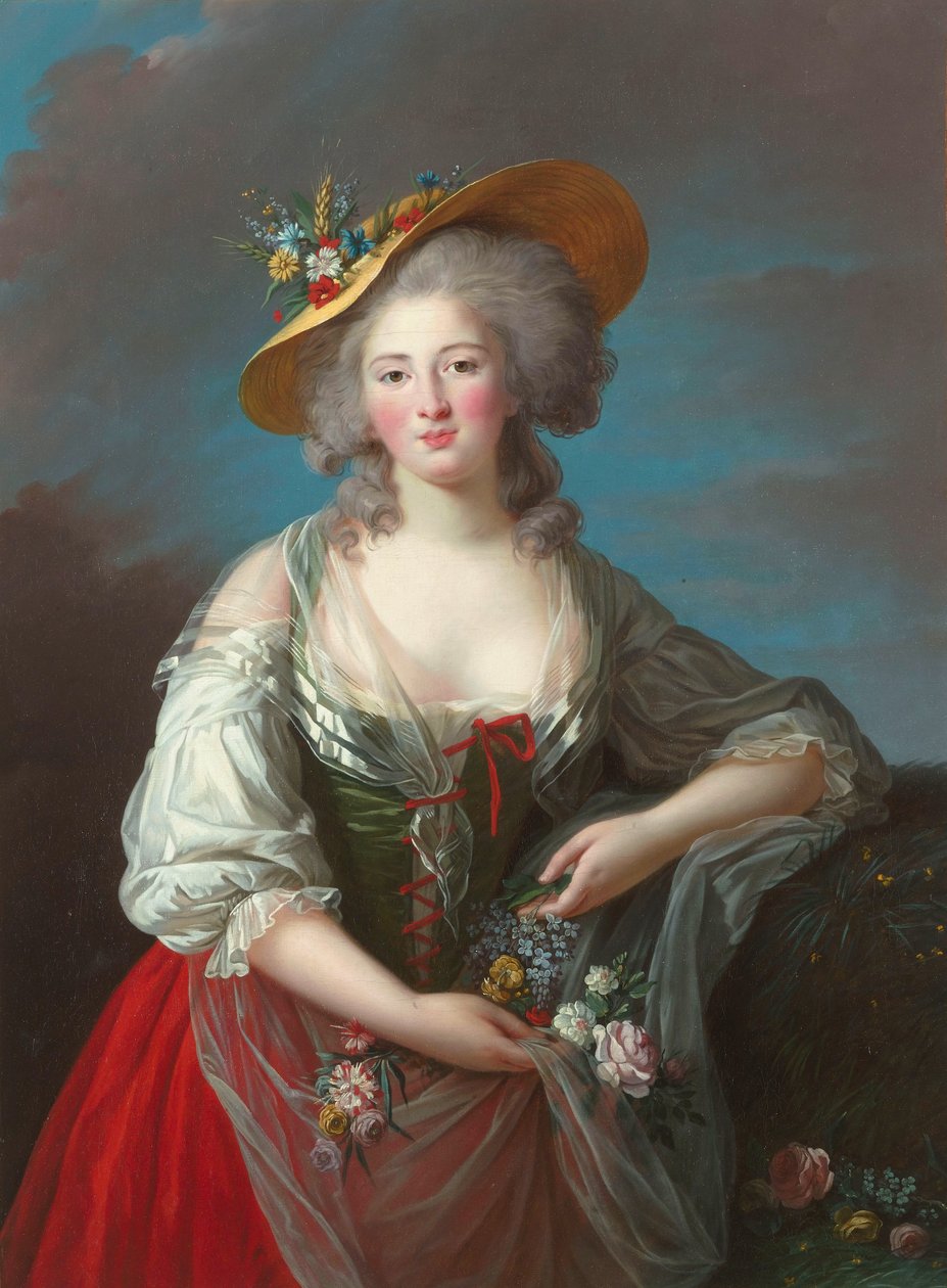 Ranska: Elisabeth-Philippe-Marie-Hélène de France, dite Madame Elisabeth Elisabeth-Philippe-Marie-Hélène de France, dite Madame Elisabeth tekijältä Élisabeth Louise Vigée Le Brun