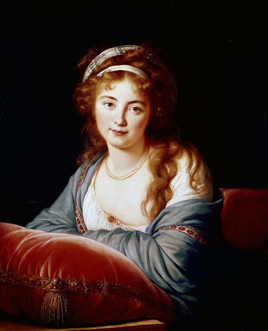 Kreivitär Katariina Vassiljevna Skavronskaia (1761-1829), Katariina II:n kunniarouva tekijältä Elisabeth Louise Vigee Lebrun