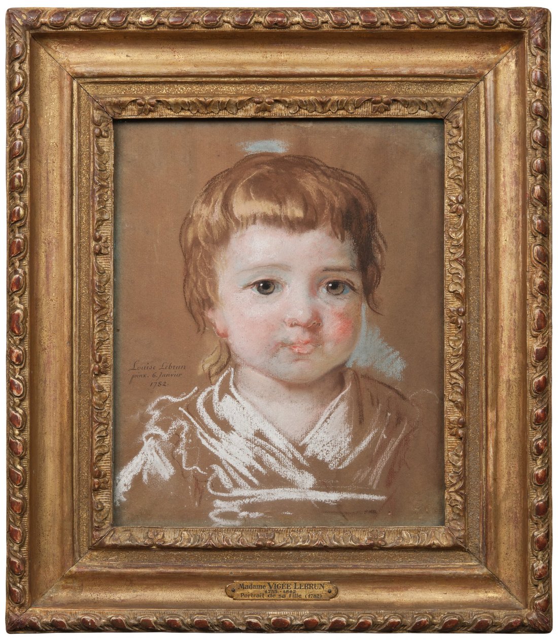 Jeanne Julie Louise Lebrun, taiteilijan kaksivuotias tytär tekijältä Elisabeth Louise Vigee-Lebrun