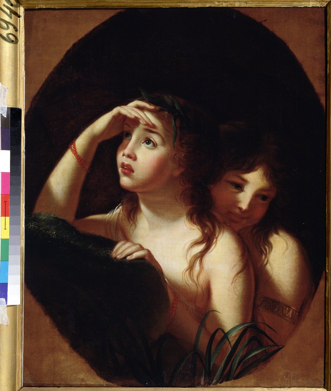 Naiadit (Naiadit). Marie Louise Elisabeth Vigee Lebrunin (Vigee-Lebrun) maalaus (1755-1842). Öljy kankaalle, 70 x 50 cm, loppu 1780. Ranskalaista taidetta, rokokootaidetta. A. Pushkinin taidemuseo, Moskova. tekijältä Elisabeth Louise Vigee Lebrun