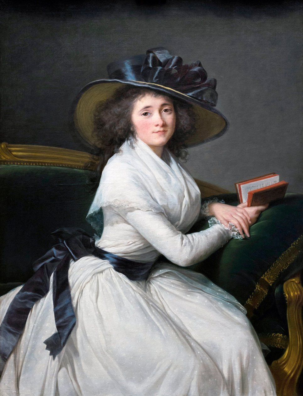 "Muotokuva kreivitär de la Chatresta (Marie Charlotte Louise Perrette Aglae Bontemps)". tekijältä Elisabeth Louise Vigee-Lebrun