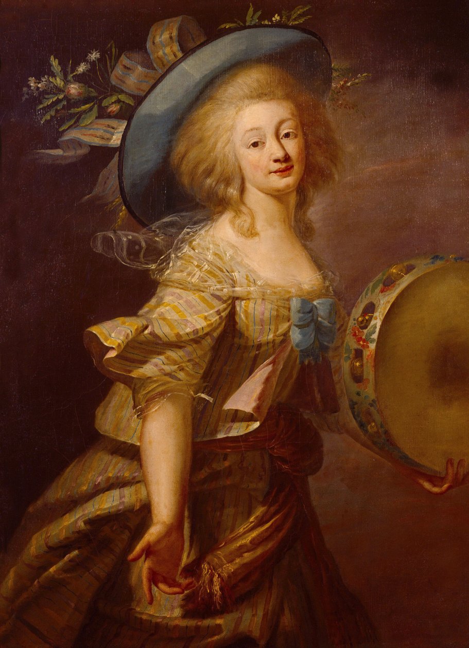 Marie-Anne de Cupisin muotokuva, joka tunnetaan myös nimellä La Camargo tekijältä Elisabeth Louise Vigee Lebrun