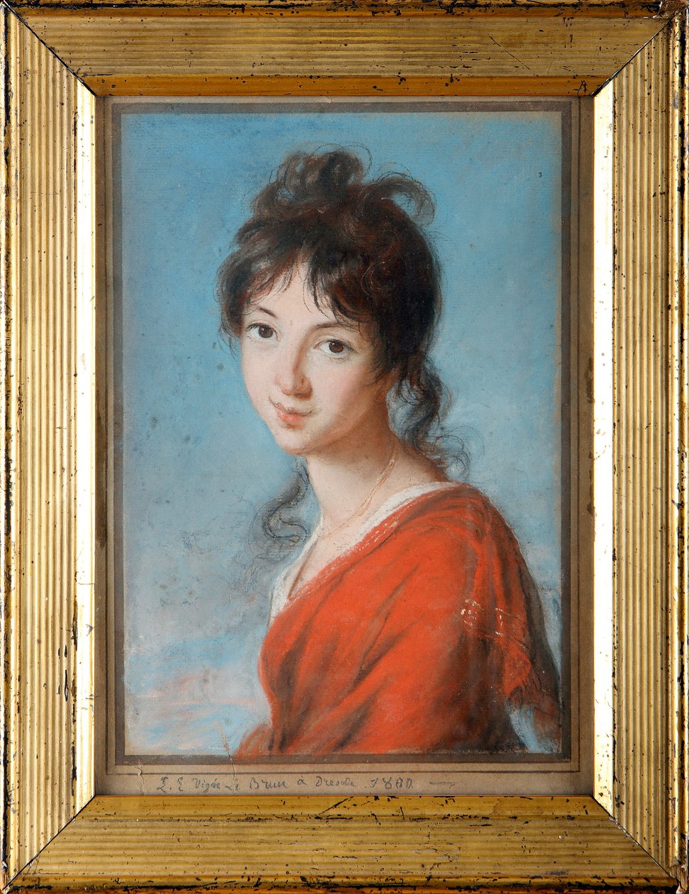Prinsessa Teresa Czartoryskan (1785-1868) muotokuva, Vigee Lebrun, Marie Louise Elisabeth (1755-1842) tekijältä Elisabeth Louise Vigee Lebrun