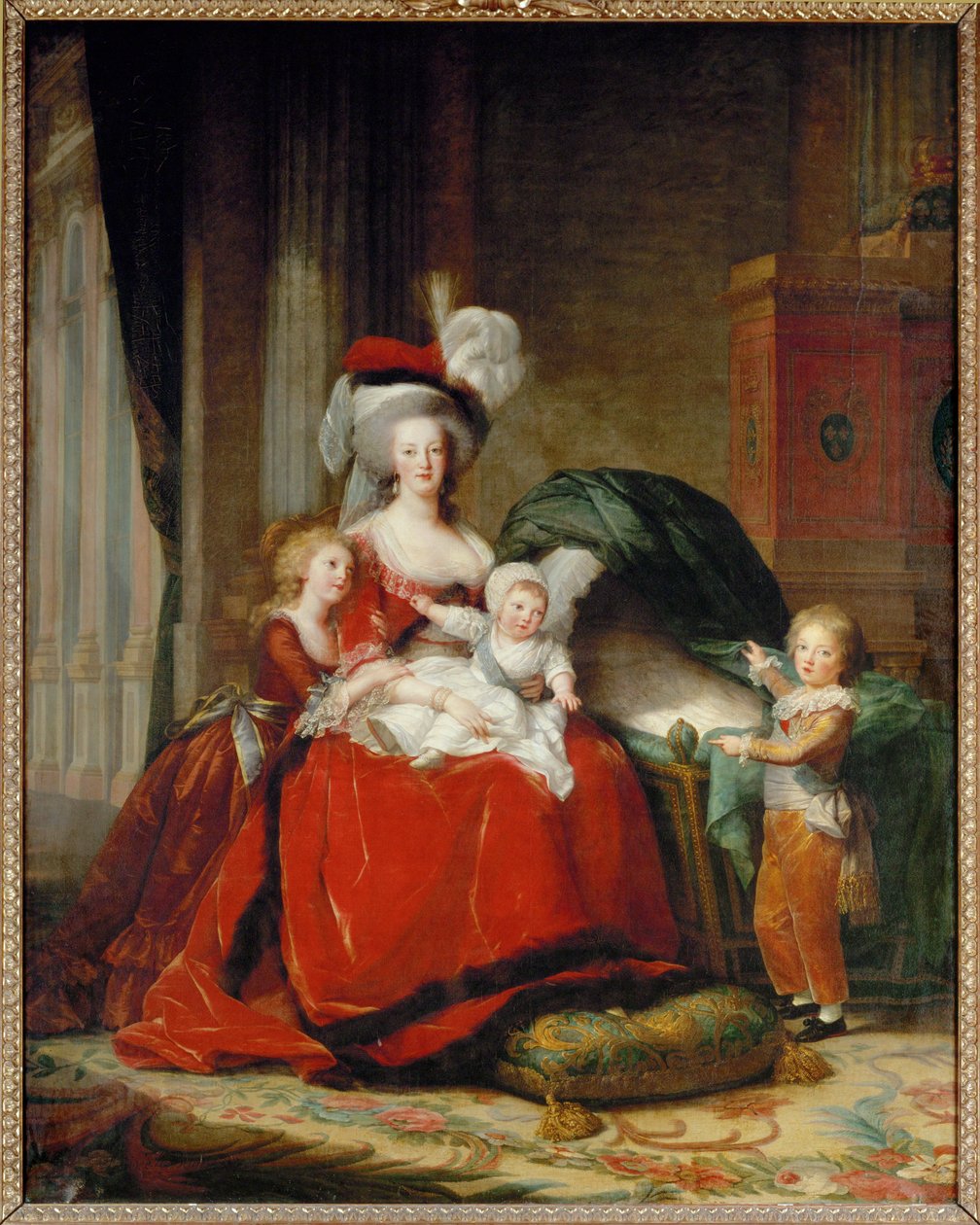 Kuningatar Marie-Antoinette ja hänen lapsensa tekijältä Elisabeth Louise Vigee-Lebrun