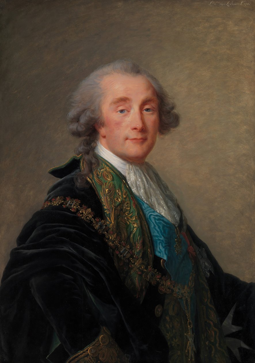 Alexandre Charles Emmanuel de Crussol-Florensac 1743-1815, 1787. tekijältä Elisabeth Louise Vigee Lebrun