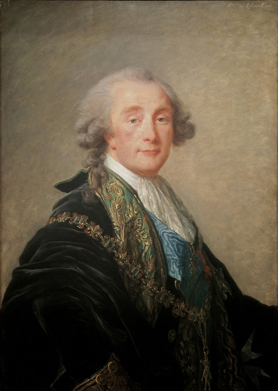 Alexandre Charles Emmanuel de Crussol-Florensac 17471815 tekijältä Elisabeth Louise Vigee Lebrun