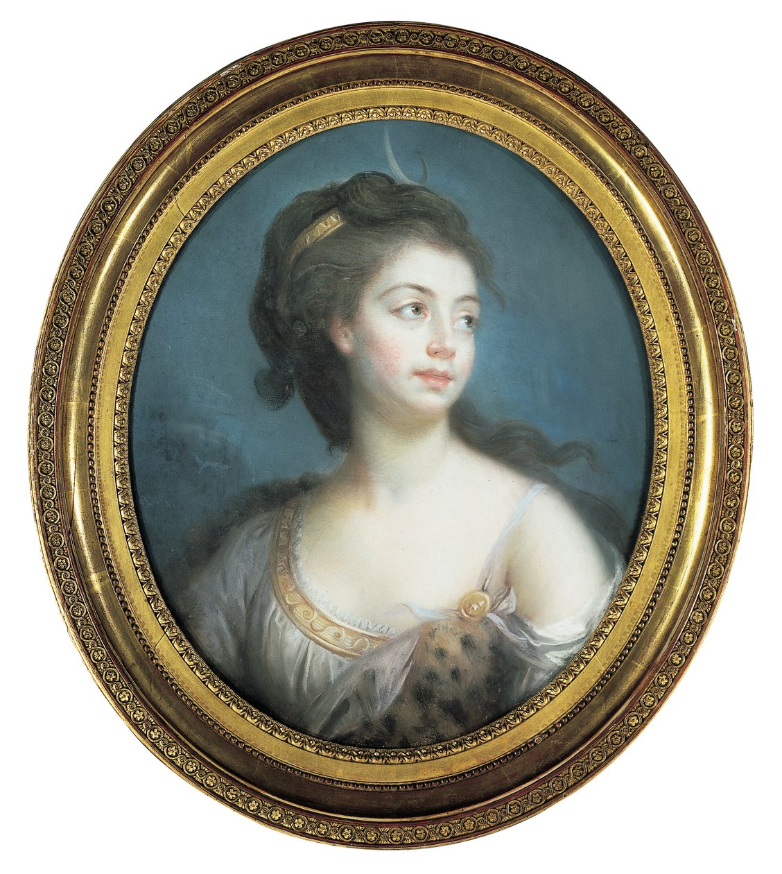 Allegorinen muotokuva naisesta Diana, 1777 tekijältä Elisabeth Louise Vigee Lebrun