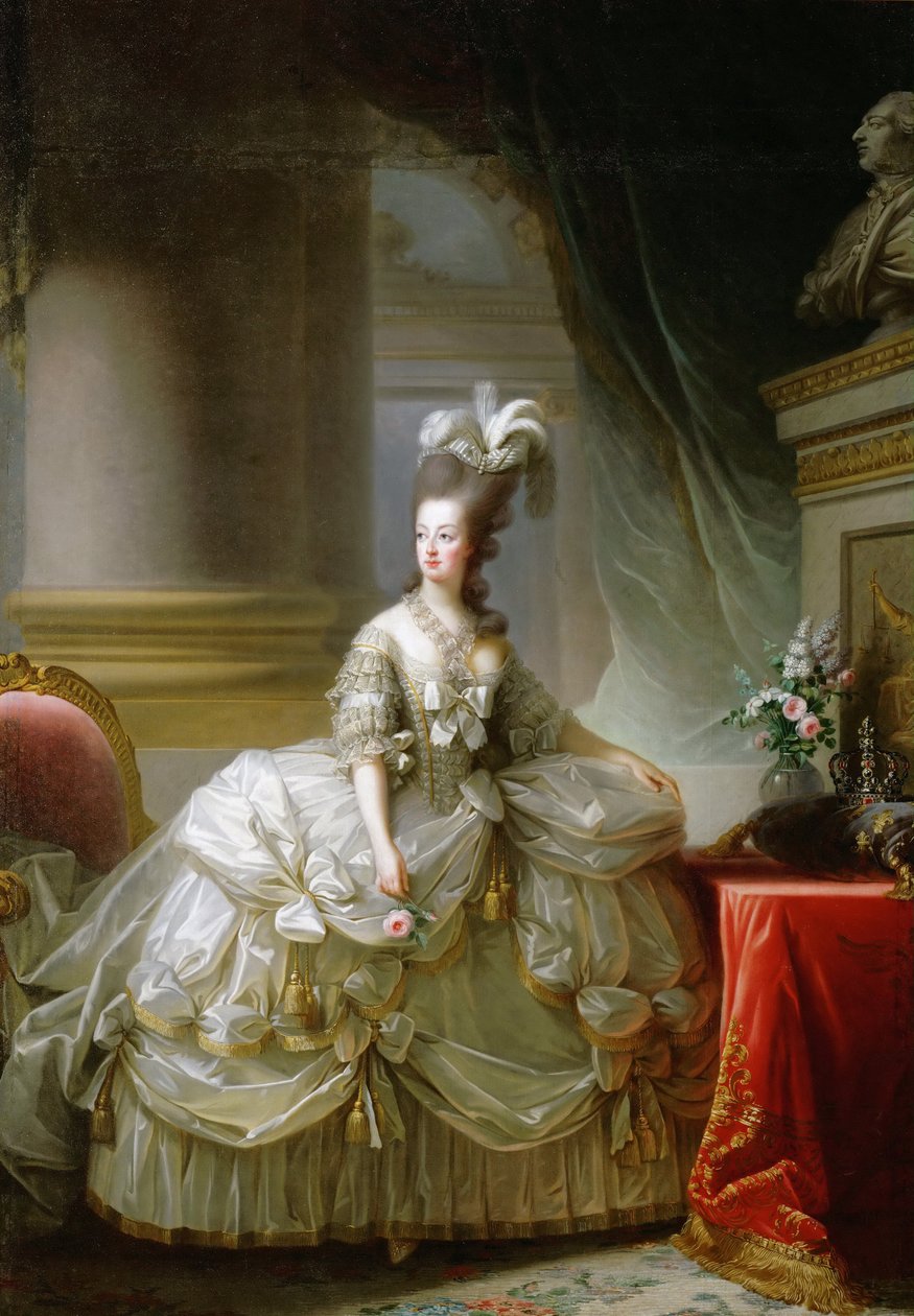 Arkkiherttuatar Marie Antoinette 1755-1793, Ranskan kuningatar. tekijältä Elisabeth Louise Vigee Lebrun