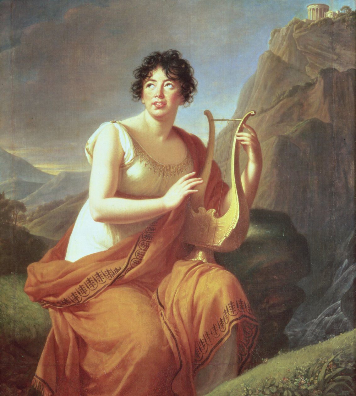 Madame de Stael Corinne tekijältä Elisabeth Louise Vigee Lebrun