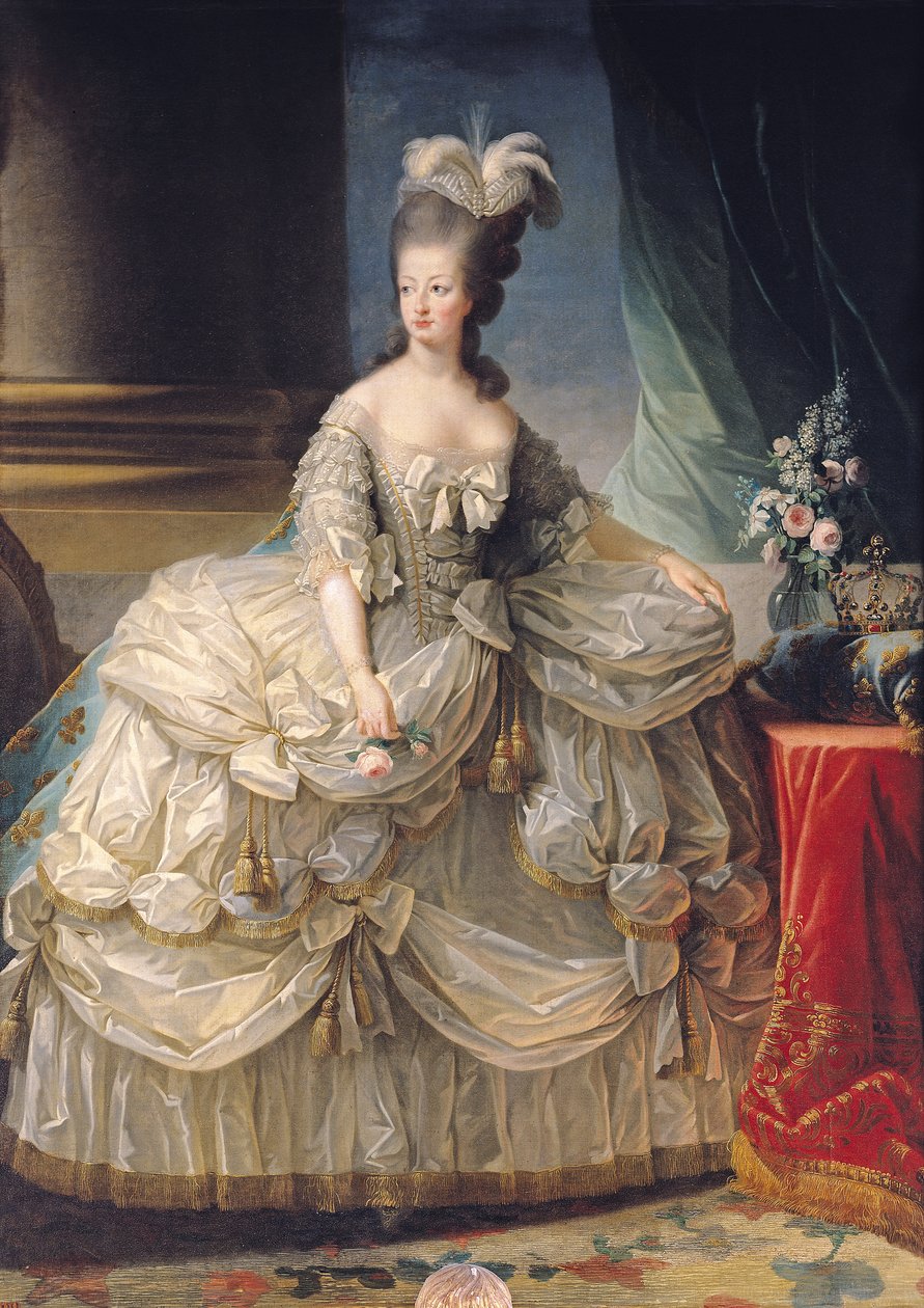 Marie Antoinette (1755-1793) Ranskan kuningatar, 1779 tekijältä Elisabeth Louise Vigee Lebrun