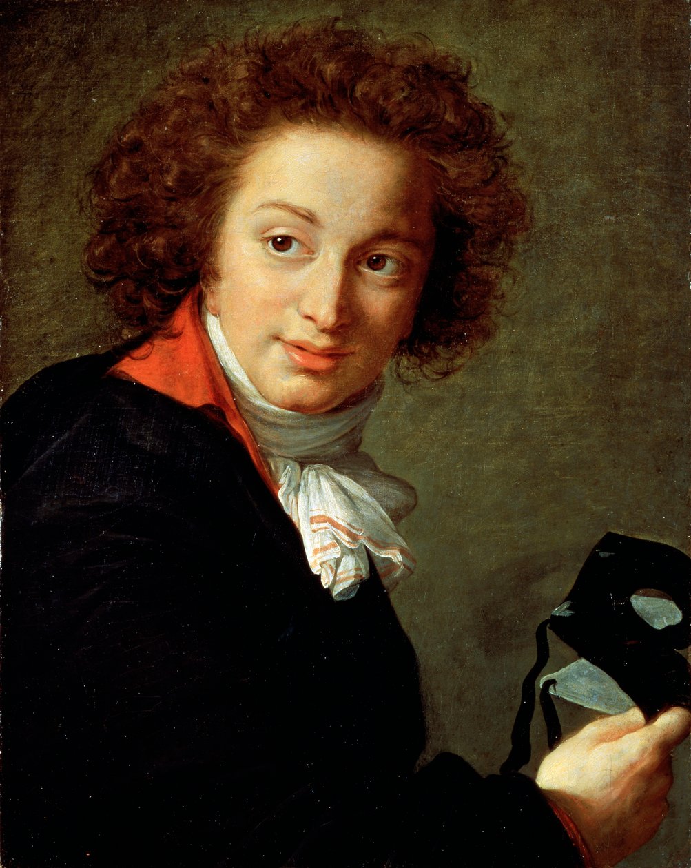 Muotokuva kreivi Grigori Tšernyšovista naamion kanssa, 1793. tekijältä Elisabeth Louise Vigee Lebrun