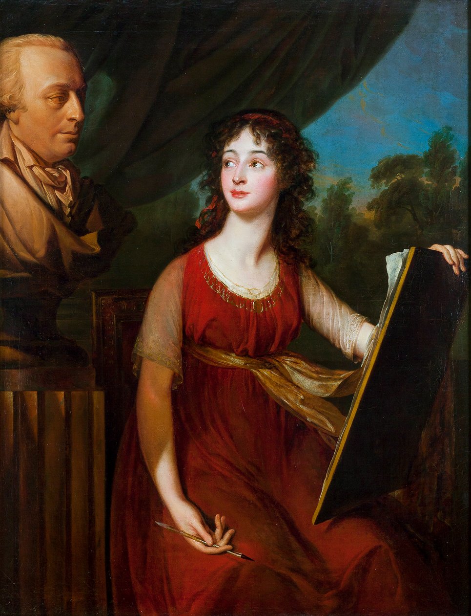 Kreivitär Maria Vasilyevna Kochubeyn muotokuva 1779-1844. tekijältä Elisabeth Louise Vigee Lebrun