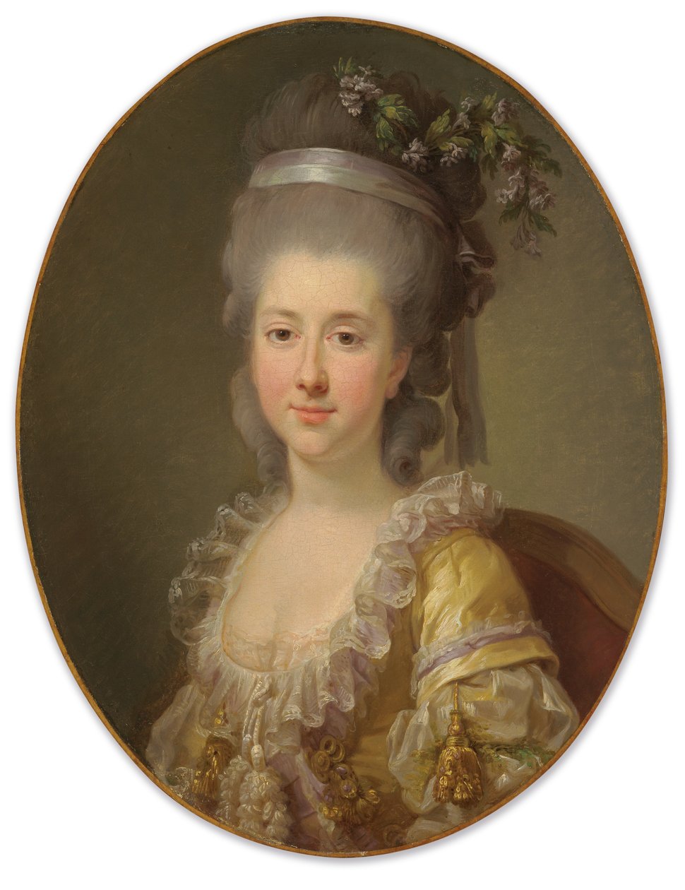 Kreivitär Urszula Potockan muotokuva, os Zamoyska tekijältä Elisabeth Louise Vigee-Lebrun