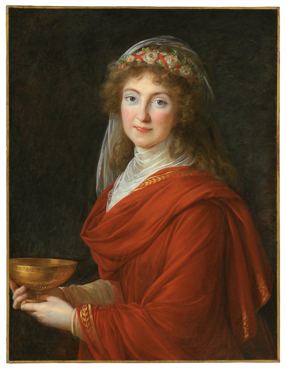 Kreivitär Siemontkowsky Bystryn muotokuva tekijältä Elisabeth Louise Vigee Lebrun