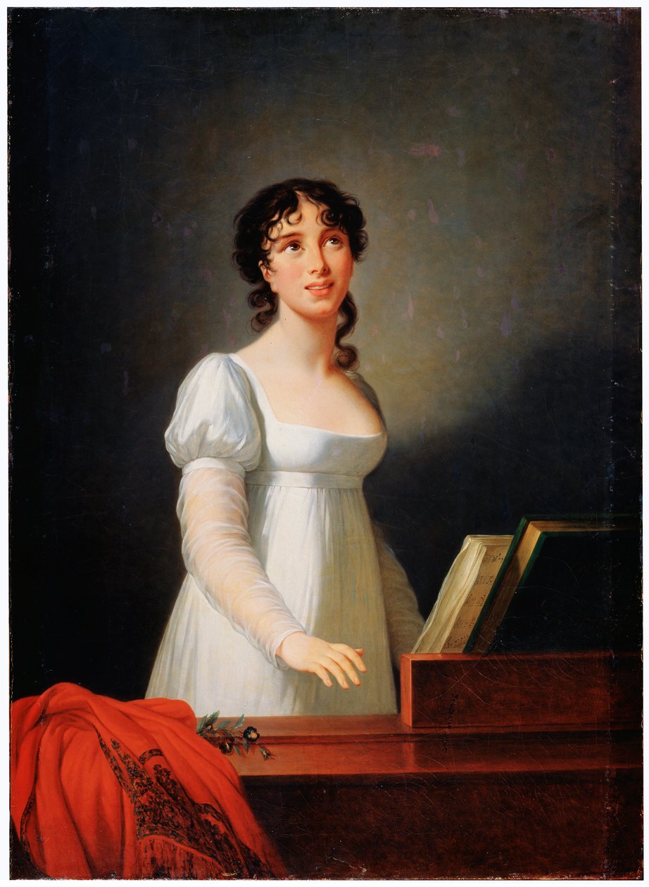 Muotokuva italialaislaulajasta Angelica Catalanista, 1700-luvun loppu ja 1800-luvun alku tekijältä Elisabeth Louise Vigee Lebrun