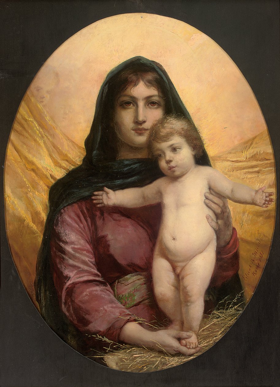 Madonna ja lapsi, 1881 tekijältä Elisabeth Maria Anna Jerichau Baumann